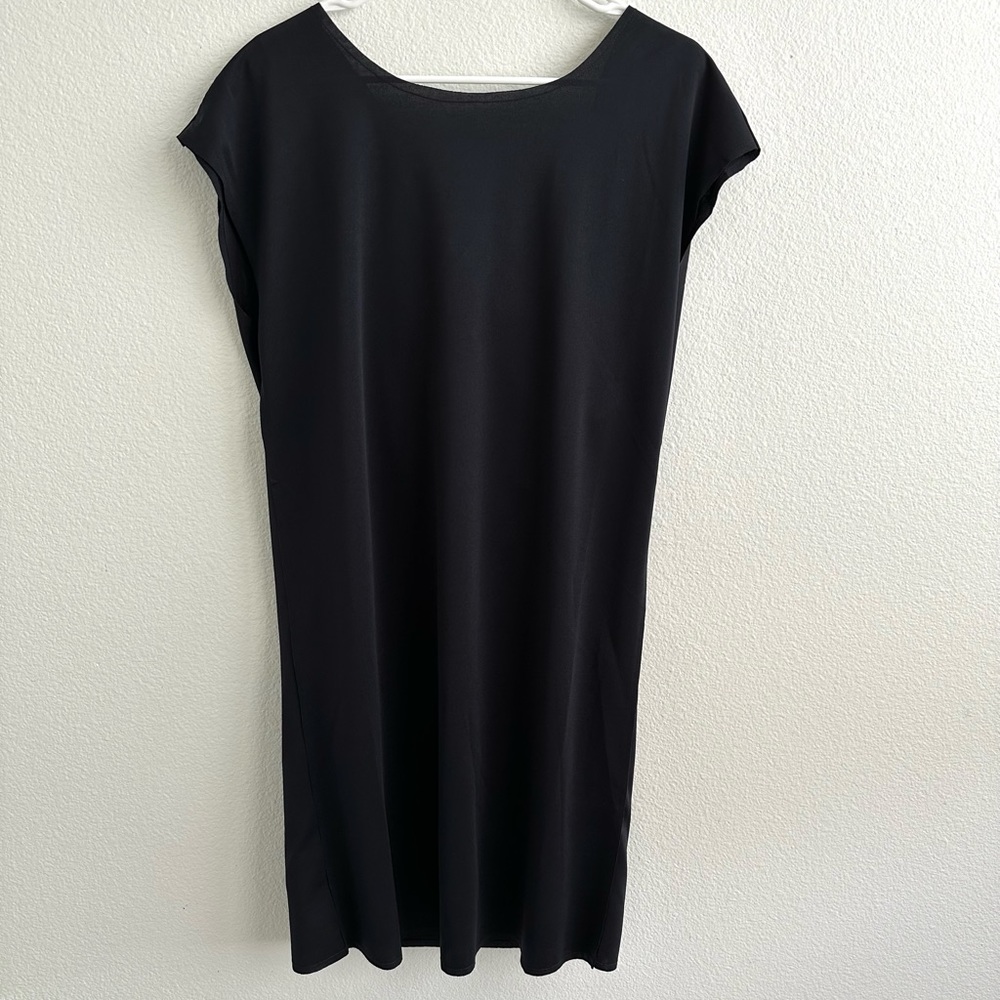 NWT Miilla Black Back Drape Dress | Medium